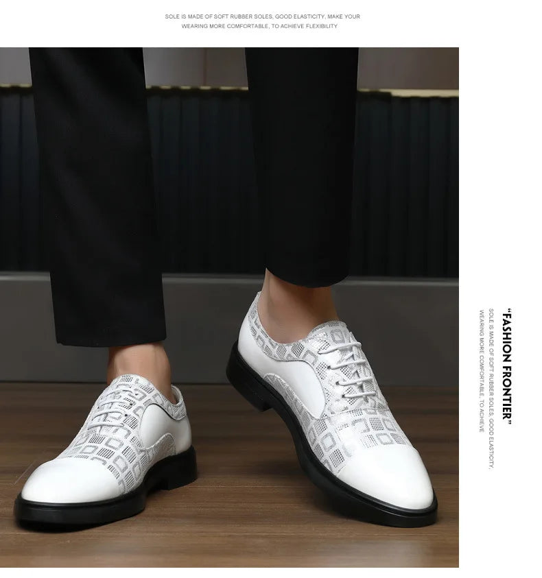 👑 Royal Business PU – Chaussure Costume Formelle