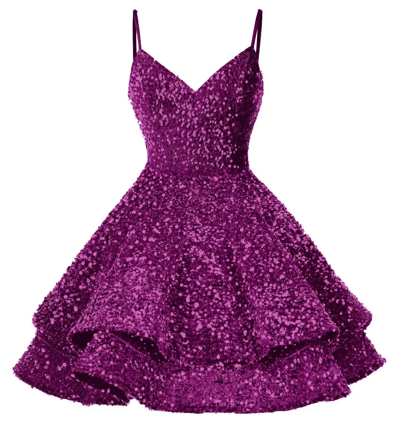 👑 QUEEN SEQUINS COL V — ROBE PROM SIGNATURE RUNWAY EDITION