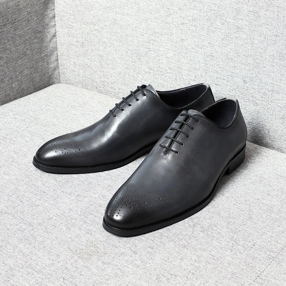 👑 Royal Oxford Artisan – Cuir Italien