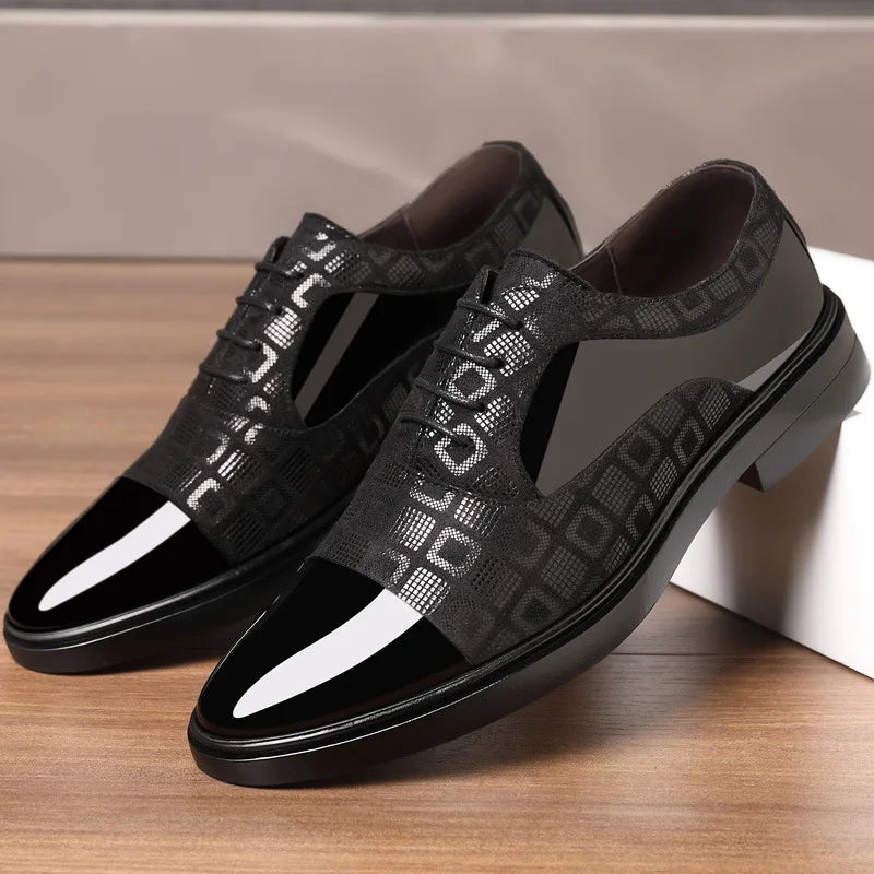 👑 Royal Business PU – Chaussure Costume Formelle
