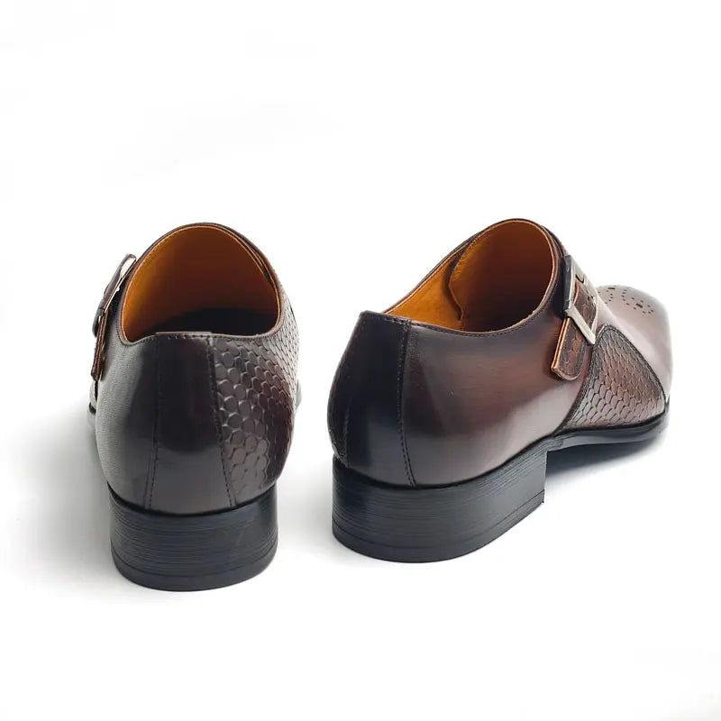 👑 King Monk Cuir – Loafer Business Signature