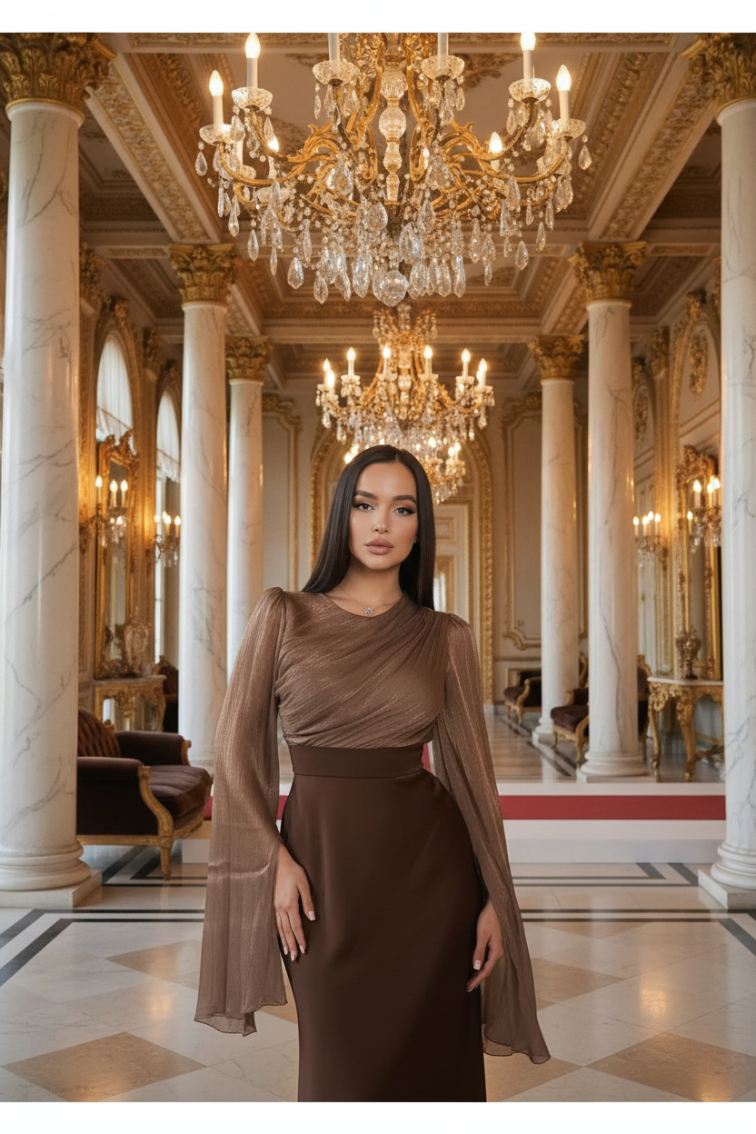 👑 QUEEN ABAYA FLUIDE — CÉRÉMONIE SIGNATURE RUNWAY EDITION