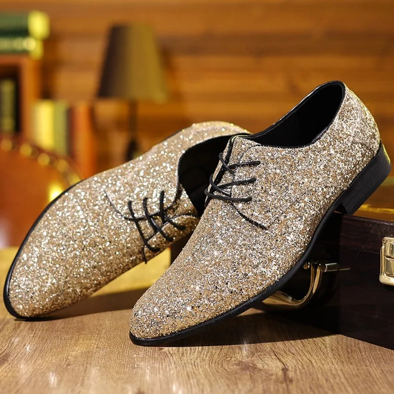👑 Royal Sequins Or & Argent – Oxford Mariage