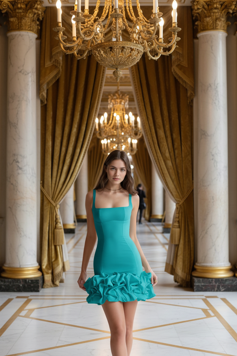 👑 QUEEN SATIN FLEURS 3D — CORSET SIGNATURE RUNWAY EDITION