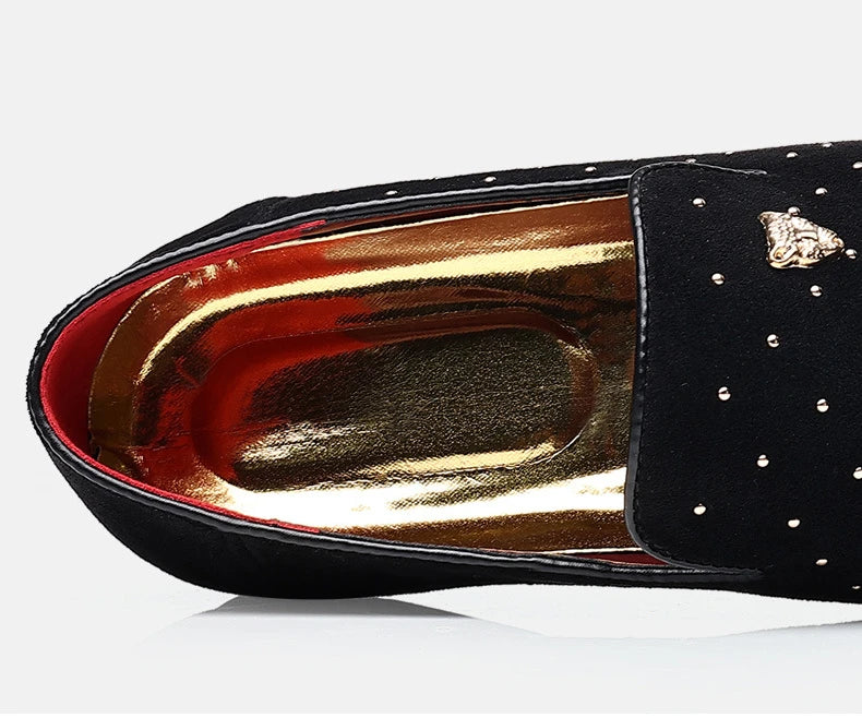 👑 King Loafer Suède – Chaussure Élégante Confort