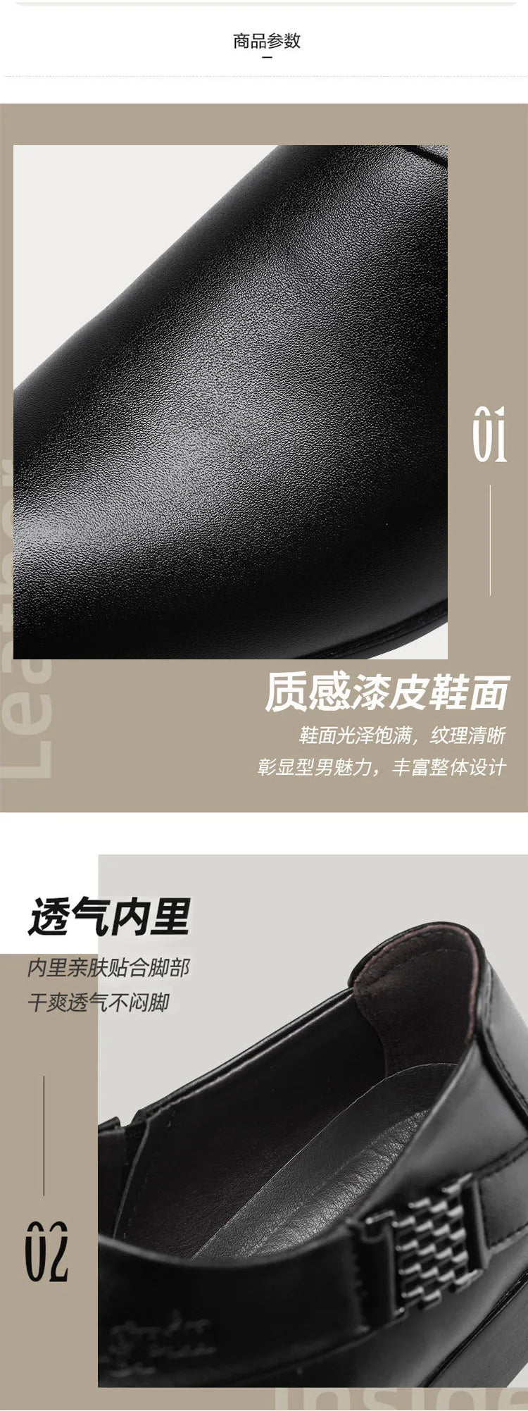 👑 Royal Slip-On Cuir – Oxford Business Grande Taille