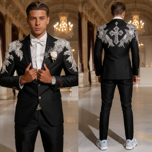 👑 KING PRESTIGE SUIT — COSTUME 2 PIÈCES HOMME SUR MESURE