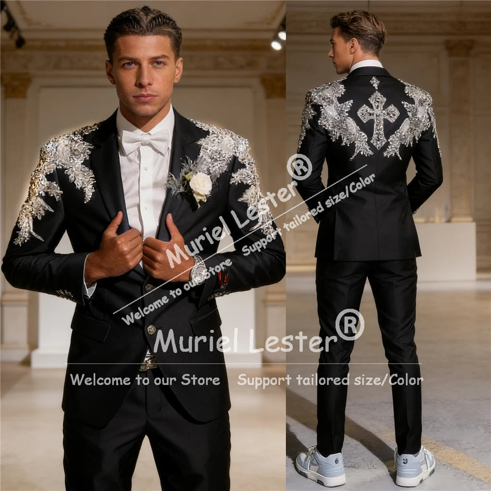 👑 KING PRESTIGE SUIT — COSTUME 2 PIÈCES HOMME SUR MESURE