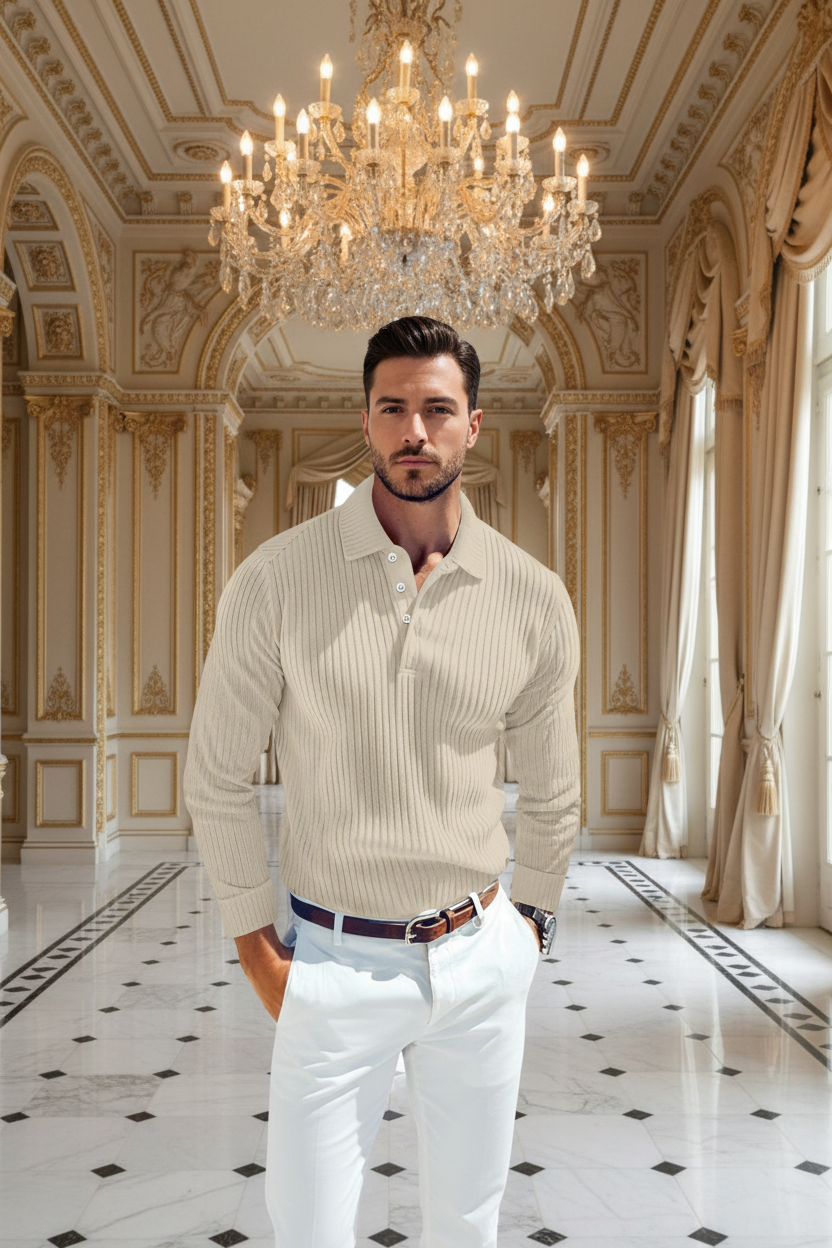 👑 KING POLO RAYÉ — BUSINESS CASUAL