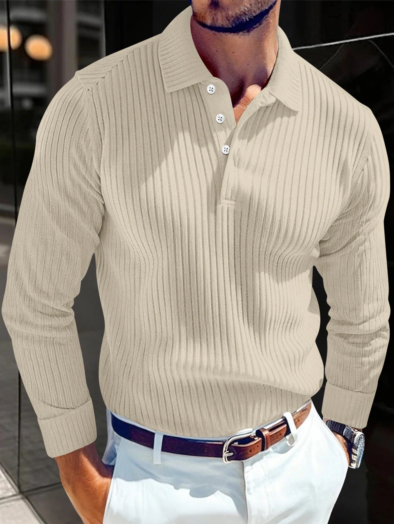 👑 KING POLO RAYÉ — BUSINESS CASUAL