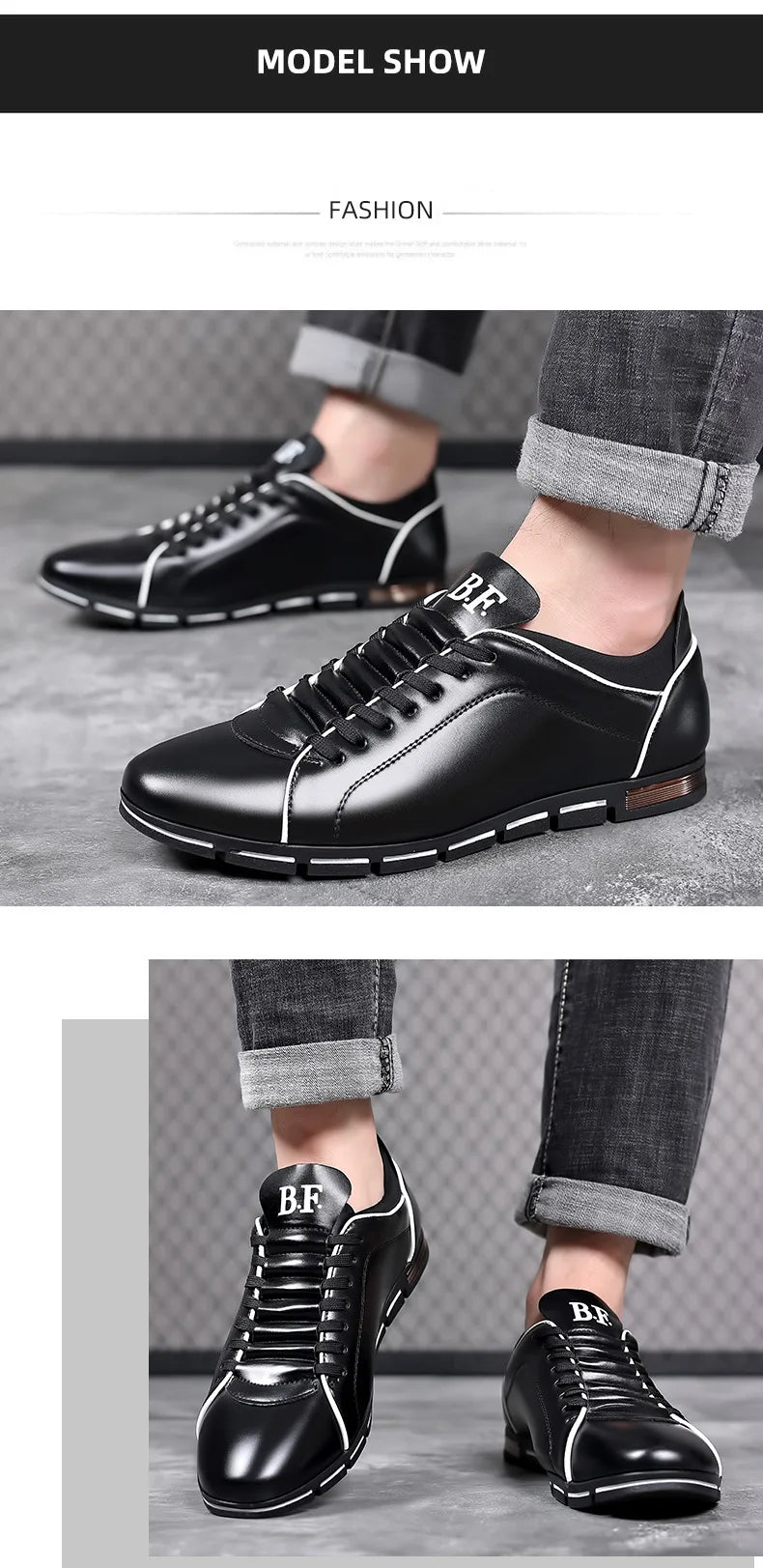 👑 King British Cuir – Loafer Casual Plat