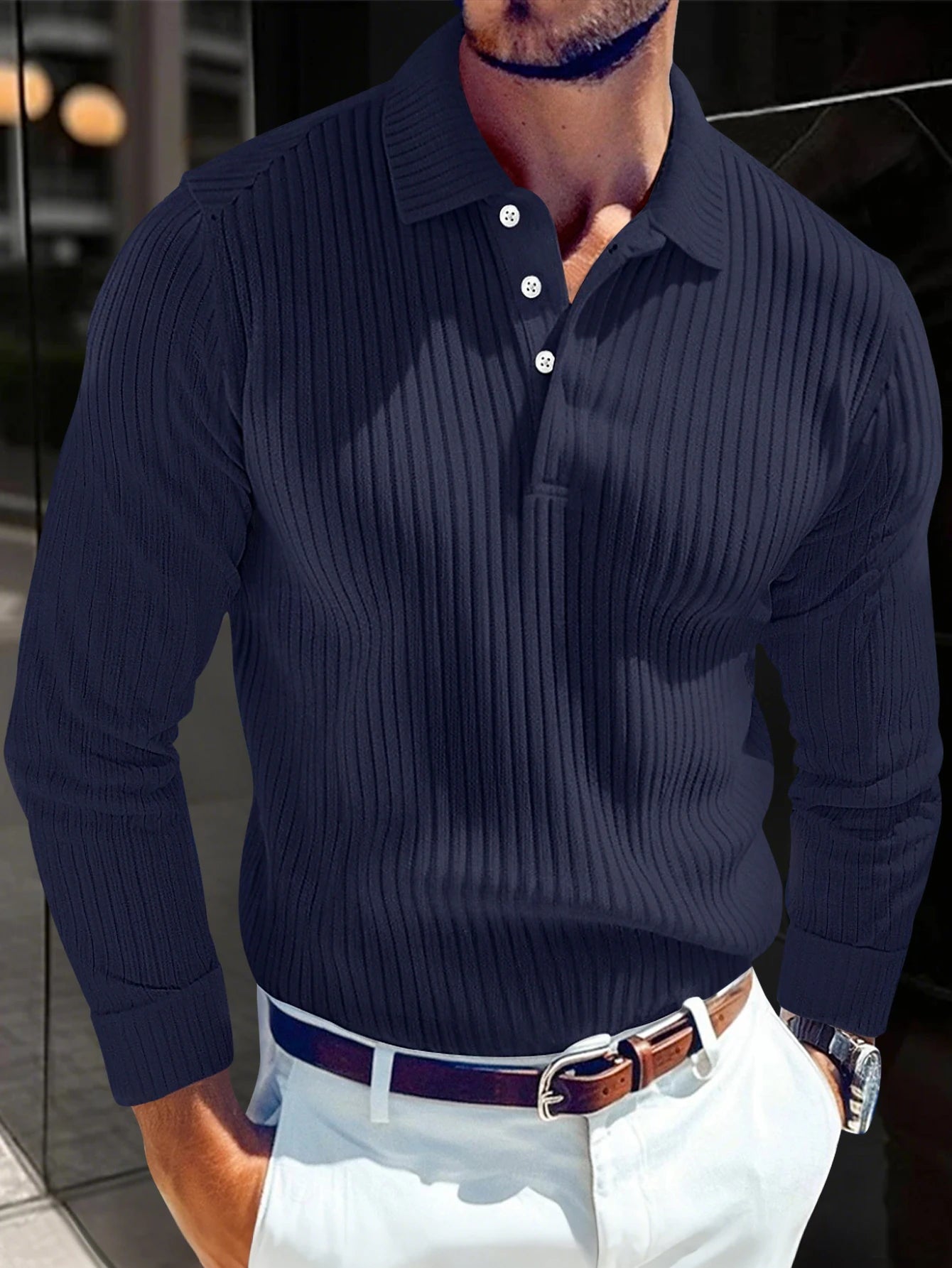 👑 KING POLO RAYÉ — BUSINESS CASUAL