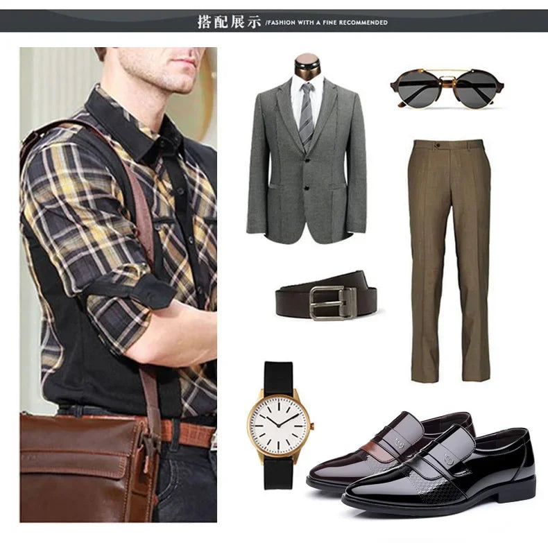 👑 Royal Brogue Retro – Oxford Sculpté Gentleman