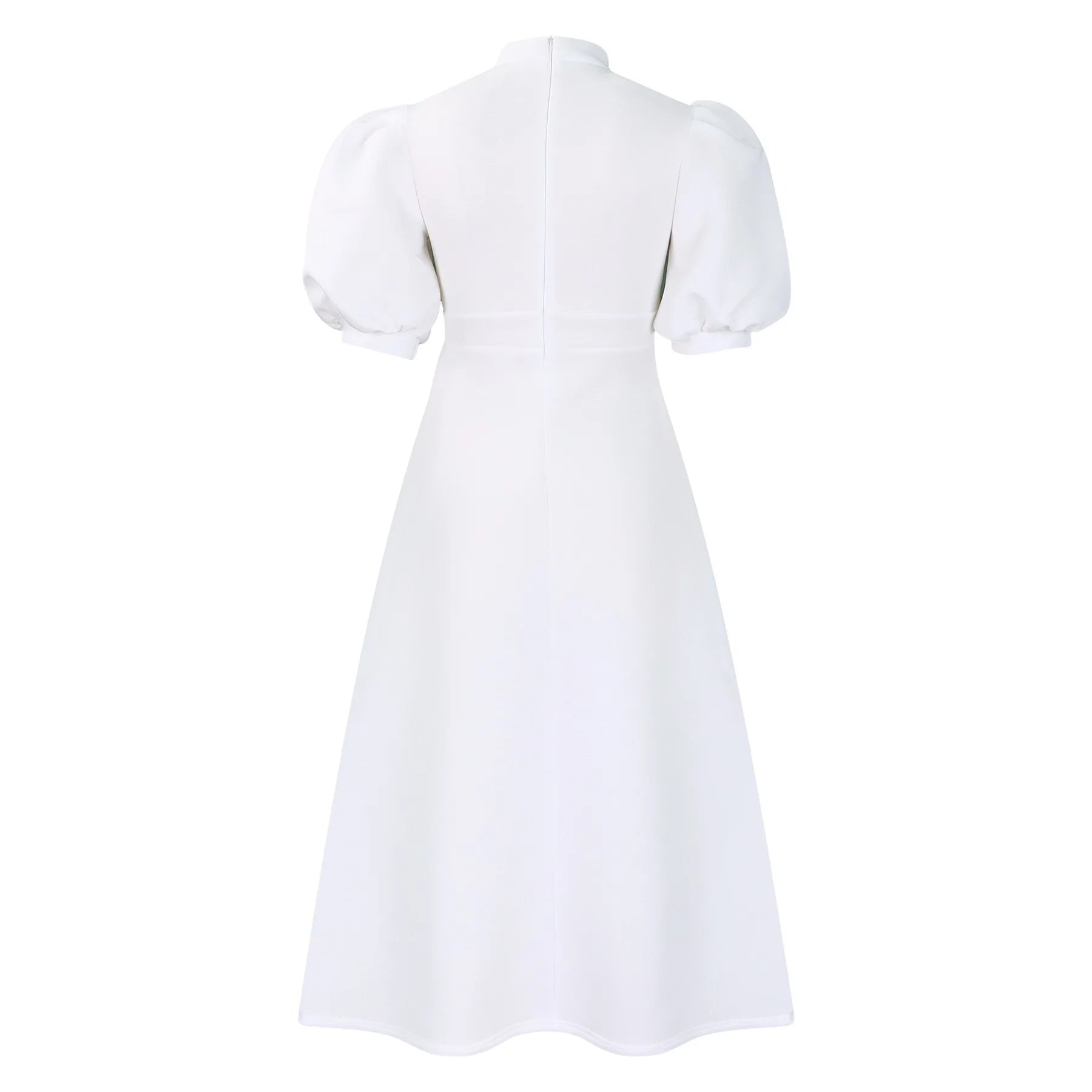 👑 QUEEN BOW — ROBE PLISSÉE À NŒUD SIGNATURE