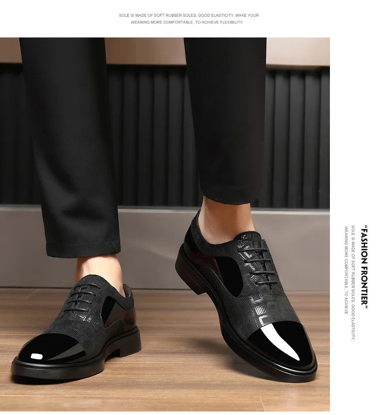 👑 Royal Business PU – Chaussure Costume Formelle