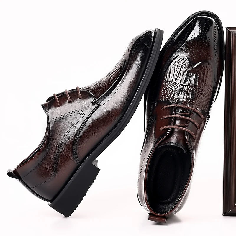 👑 King Derby Verni – Chaussure Banquet Prestige
