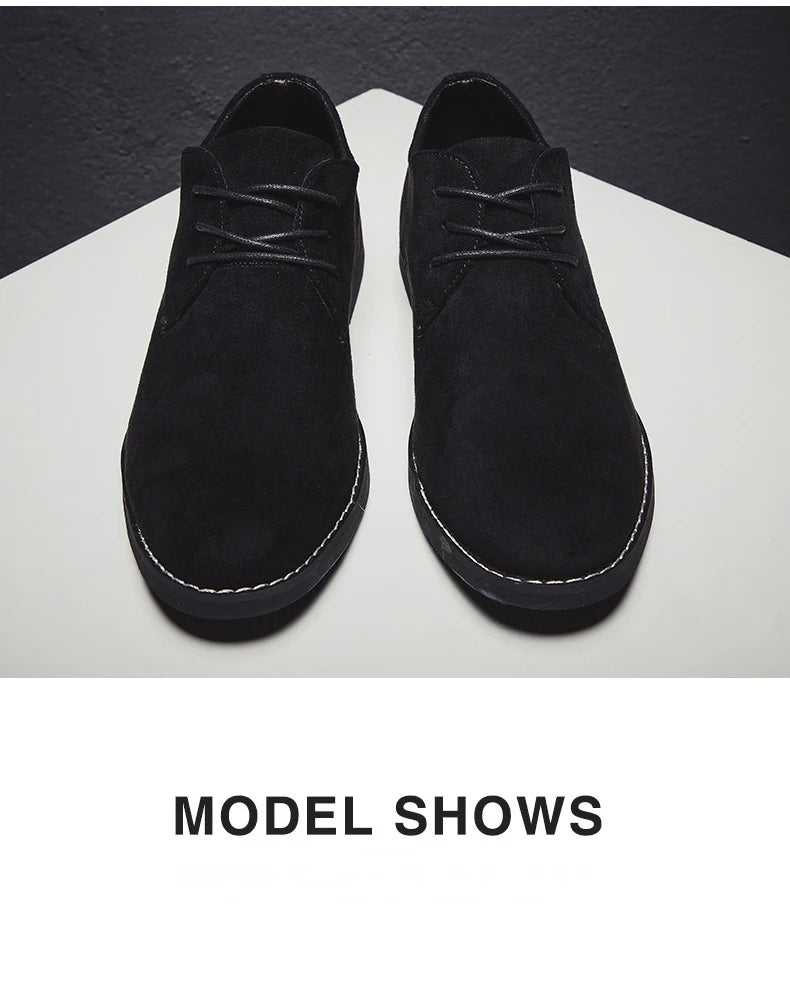 👑 King Derby Suede – Grande Taille Business