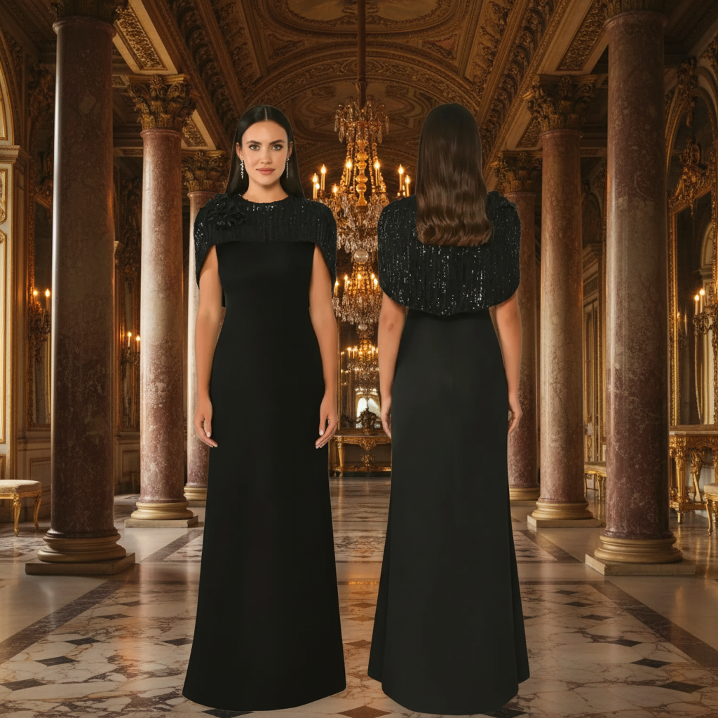 👑 QUEEN EVENING LUXE — ROBE DE SOIRÉE SUR MESURE SIGNATURE