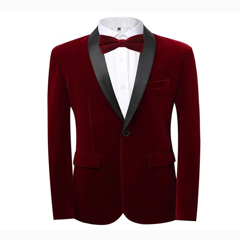👑 KING BLAZER — VESTE HOMME VELOURS DORÉ STYLE ANGLAIS