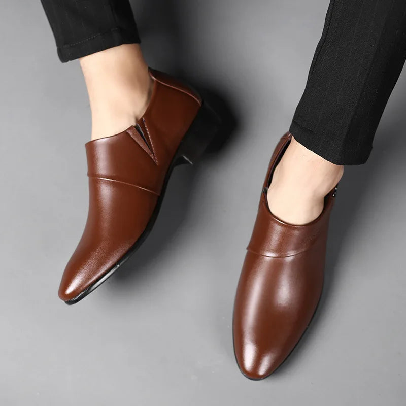 👑 Royal Slip-On Cuir – Oxford Business Grande Taille