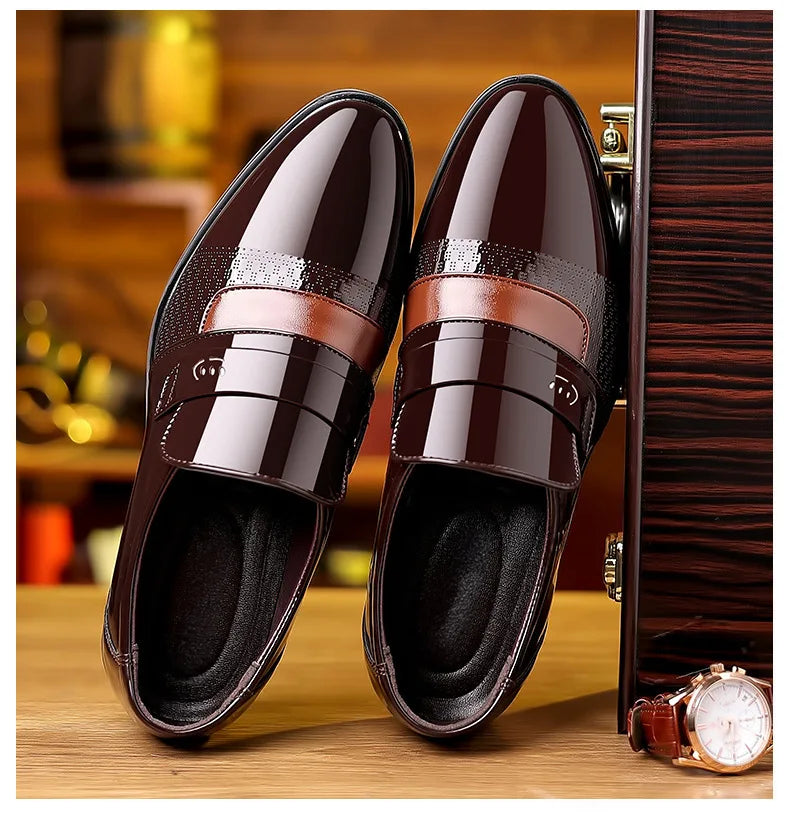👑 Royal Brogue Retro – Oxford Sculpté Gentleman