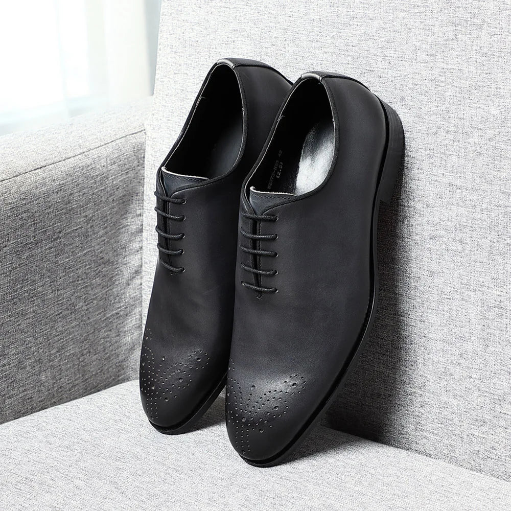 👑 Royal Oxford Artisan – Cuir Italien