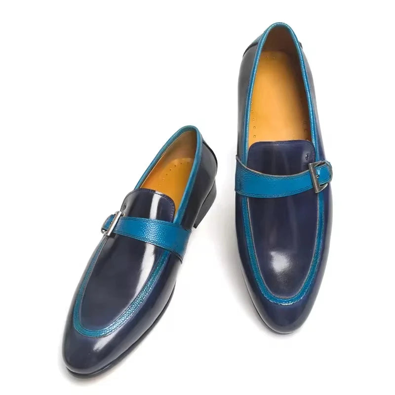 👑 King Loafer Boucle Bleue – Casual Luxe