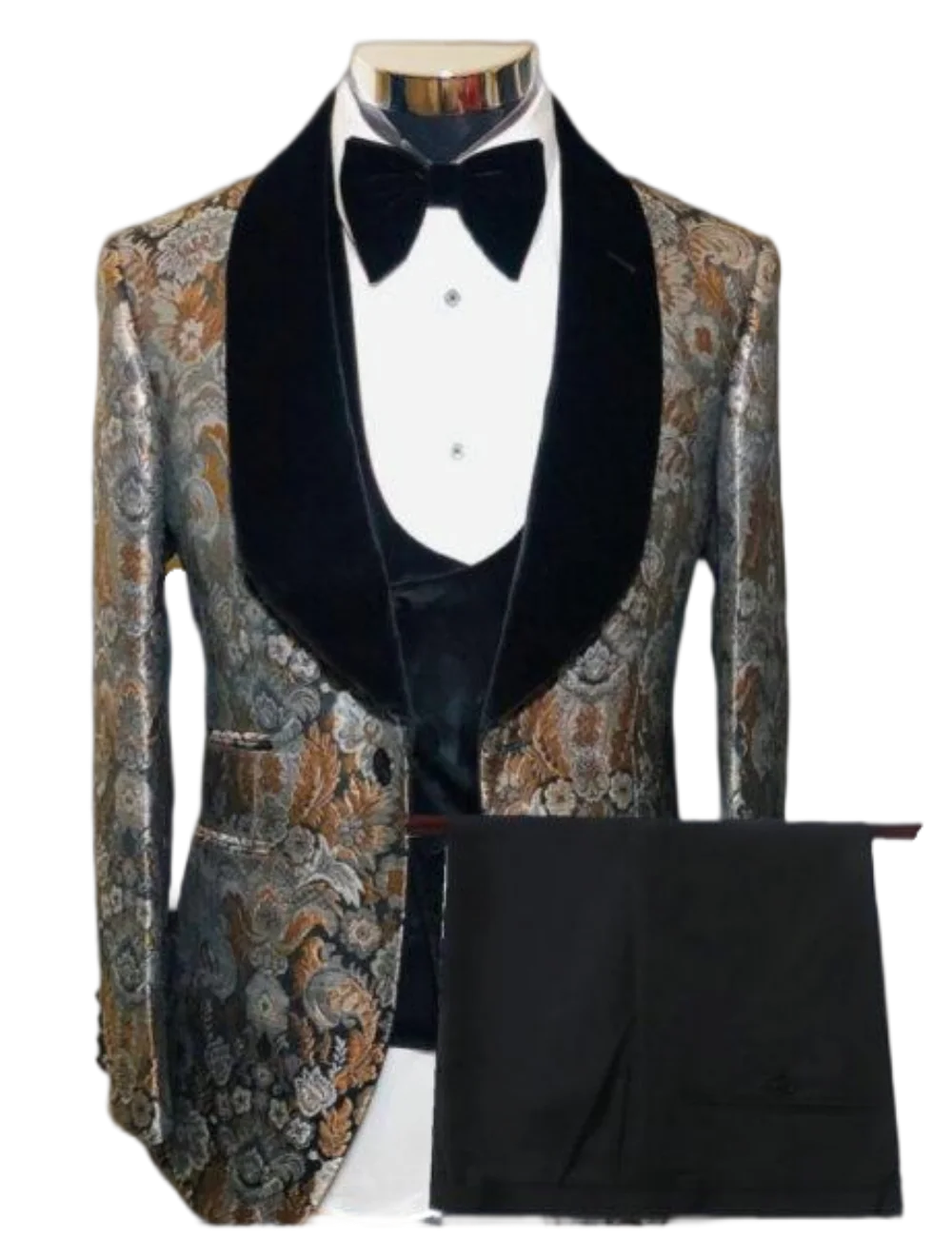 👑 King Léopard Or – Costume 3 Pièces Audace