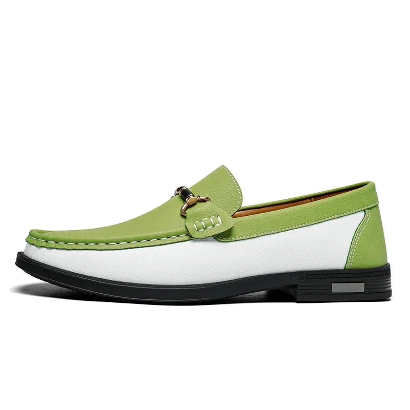 👑 King Loafer Boucle – Mocassin Cuir Premium