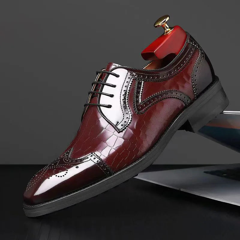 👑 Royal Oxford Gentleman – Cuir Pointé 2026