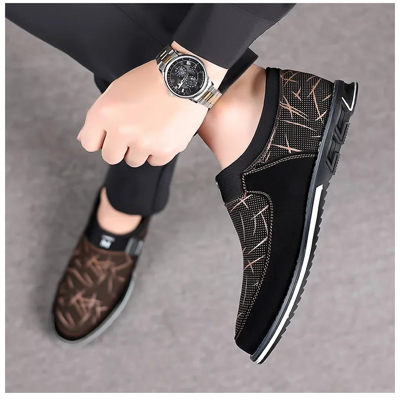 👑 King Slip-On Loafer – Mocassin Business Classique