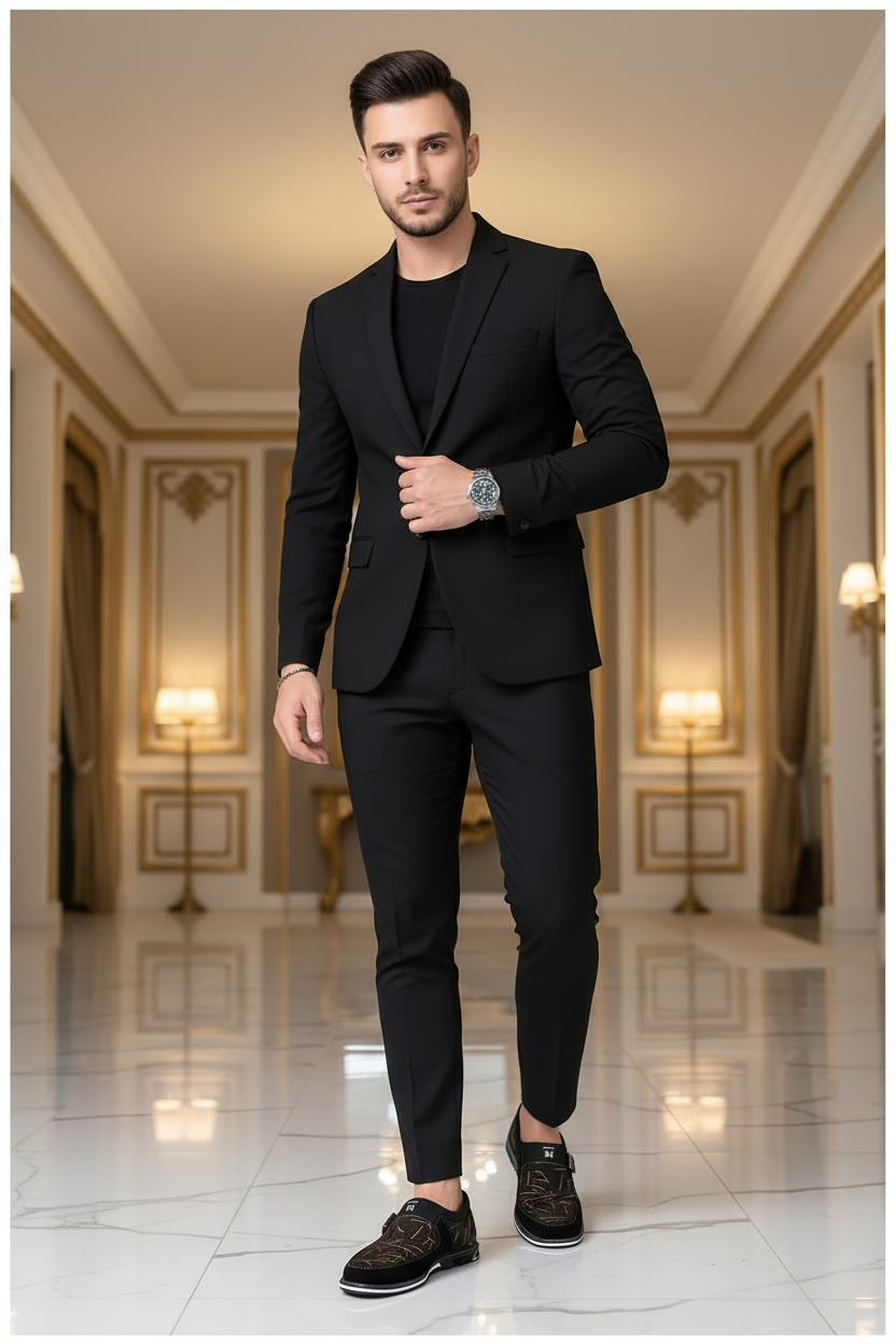 👑 King Slip-On Loafer – Mocassin Business Classique