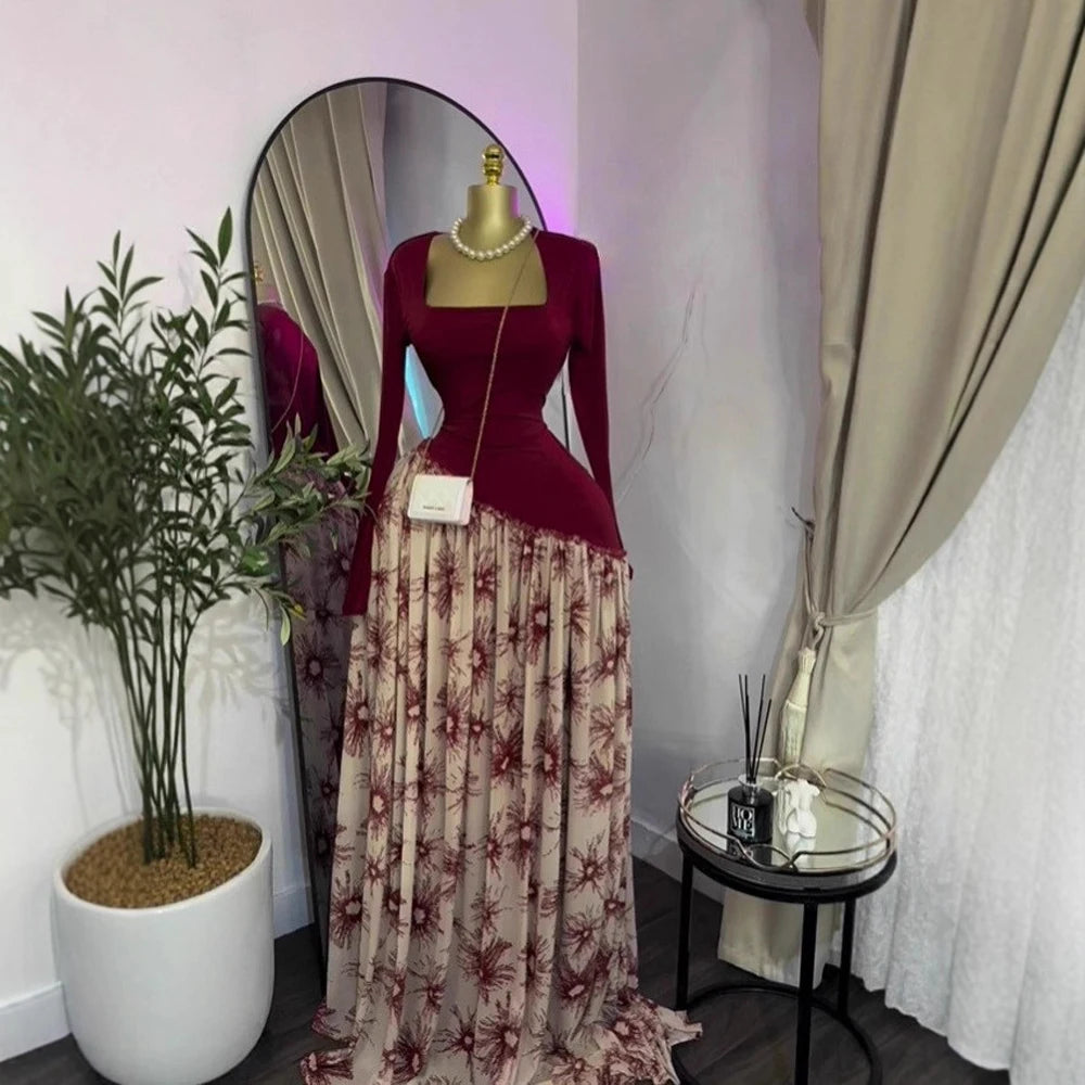 👑 Queen Maxi Dress – Imprimé Signature | Runway Edition