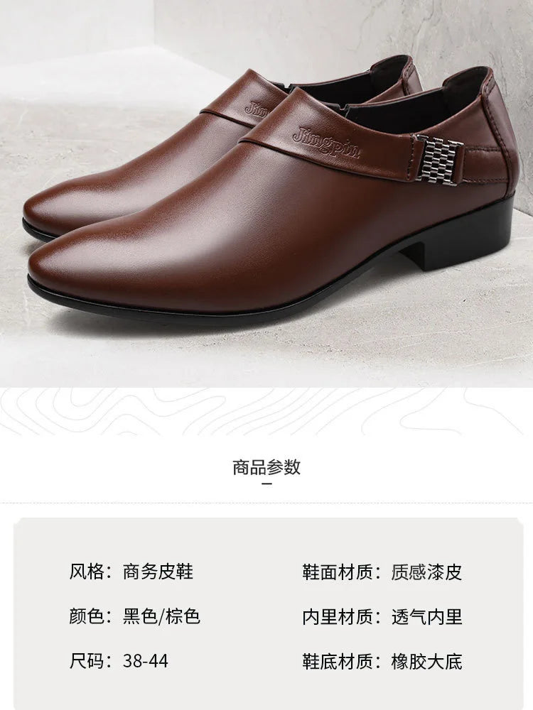 👑 Royal Slip-On Cuir – Oxford Business Grande Taille