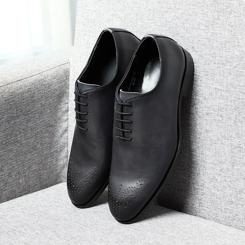 👑 Royal Oxford Artisan – Cuir Italien