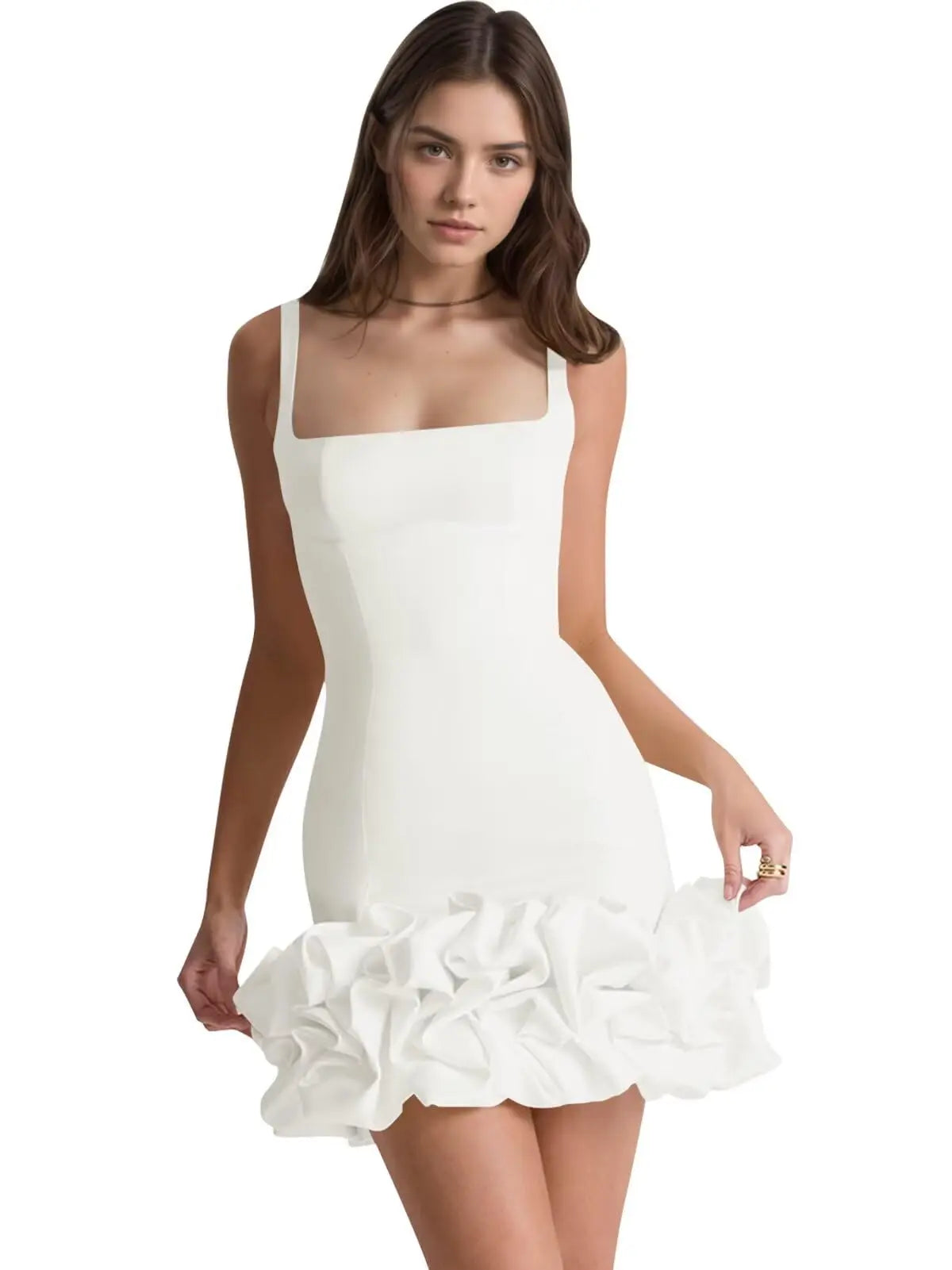 👑 QUEEN SATIN FLEURS 3D — CORSET SIGNATURE RUNWAY EDITION