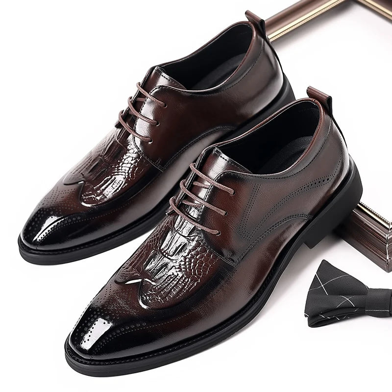 👑 King Derby Verni – Chaussure Banquet Prestige