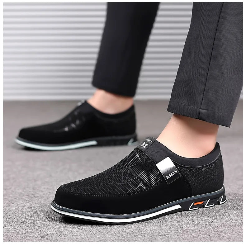 👑 King Slip-On Loafer – Mocassin Business Classique