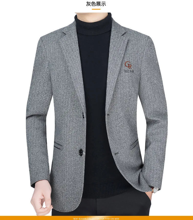 👑 KING WOOL BLAZER — VESTE BLAZER LAINE LUXE BUSINESS CASUAL SIGNATURE