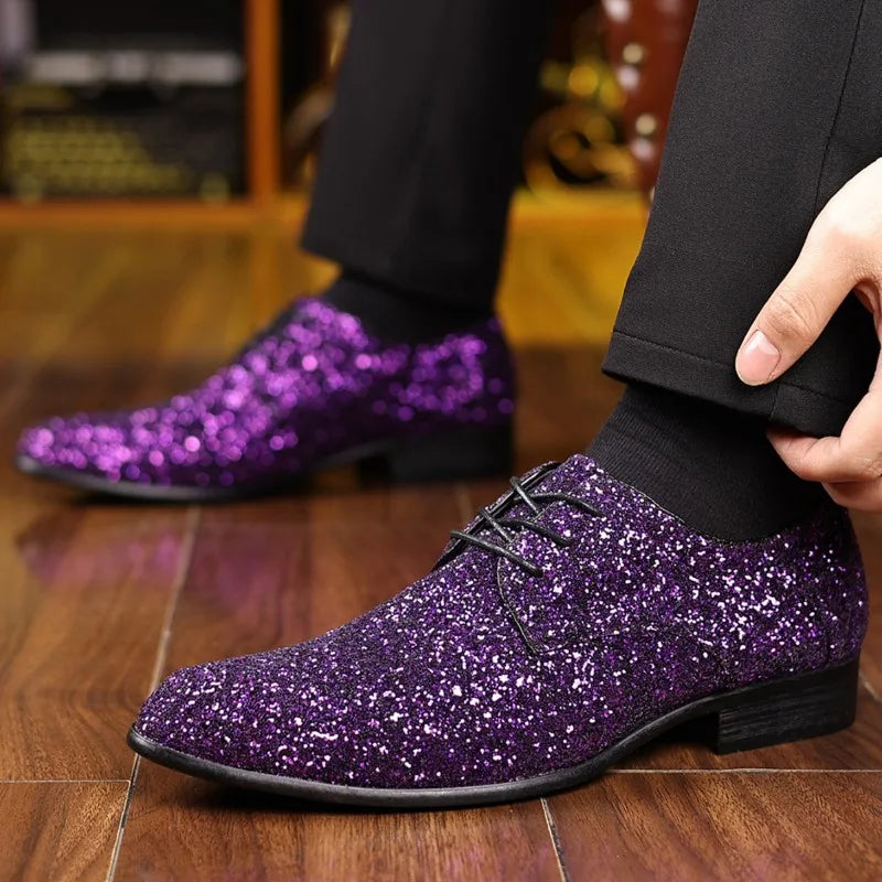 👑 Royal Sequins Or & Argent – Oxford Mariage