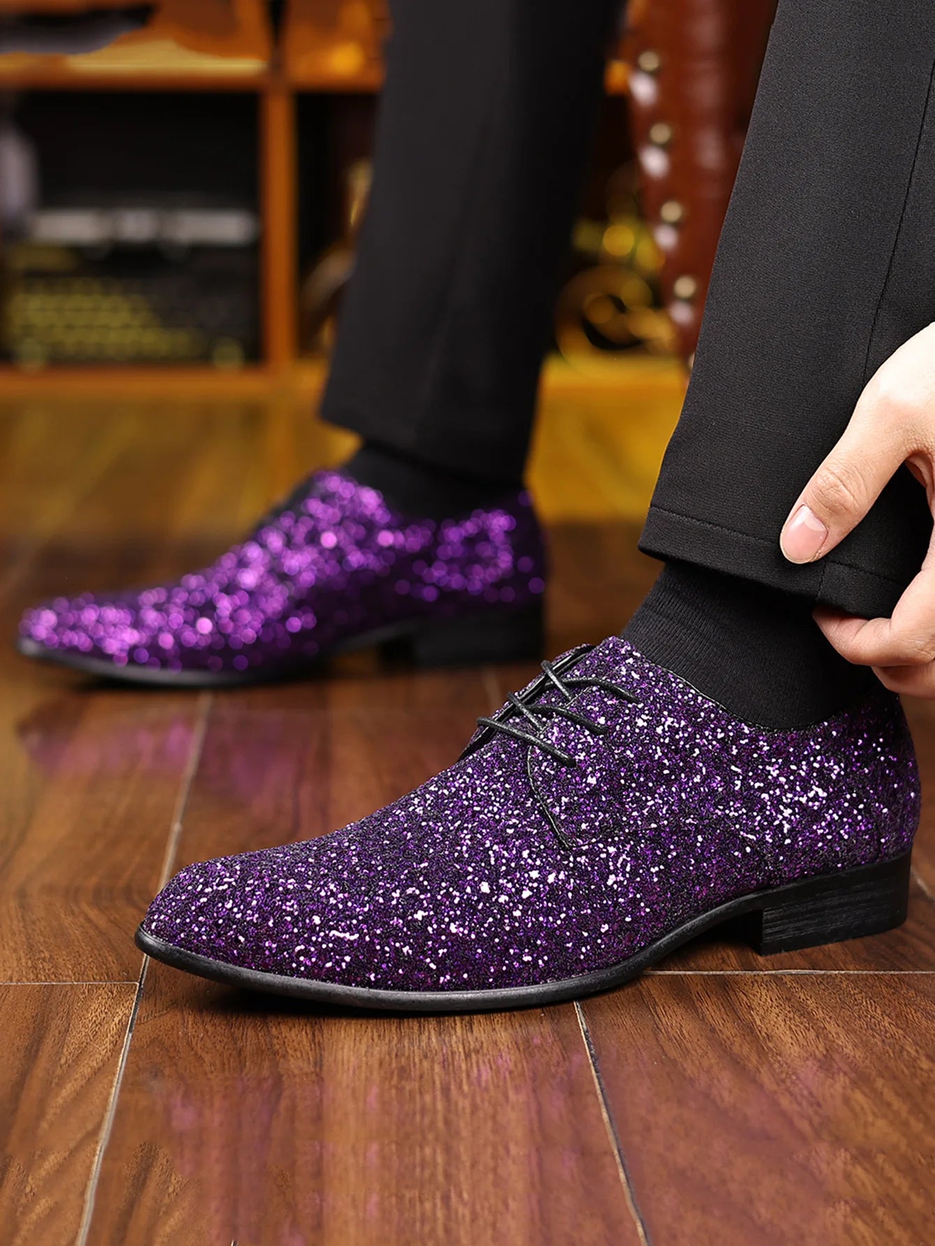 👑 Royal Sequins Or & Argent – Oxford Mariage