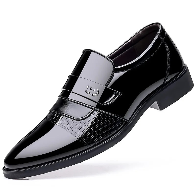 👑 Royal Brogue Retro – Oxford Sculpté Gentleman