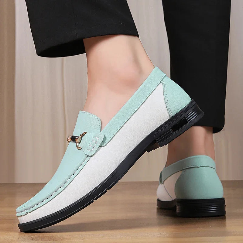 👑 King Loafer Boucle – Mocassin Cuir Premium