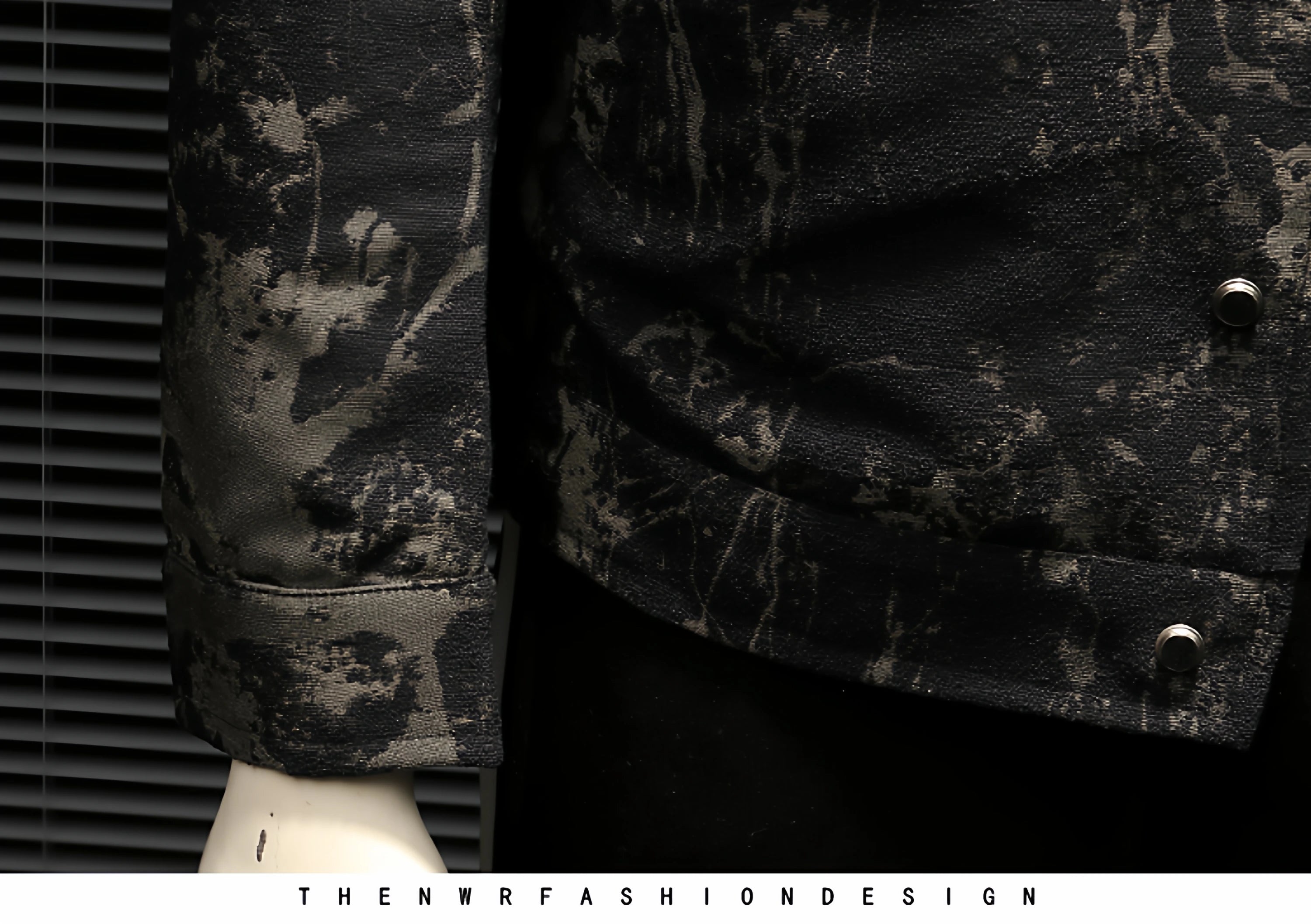 👑 KING JACQUARD BLAZER — VESTE SLIM FIT JACQUARD BUSINESS CASUAL COUPE-VENT