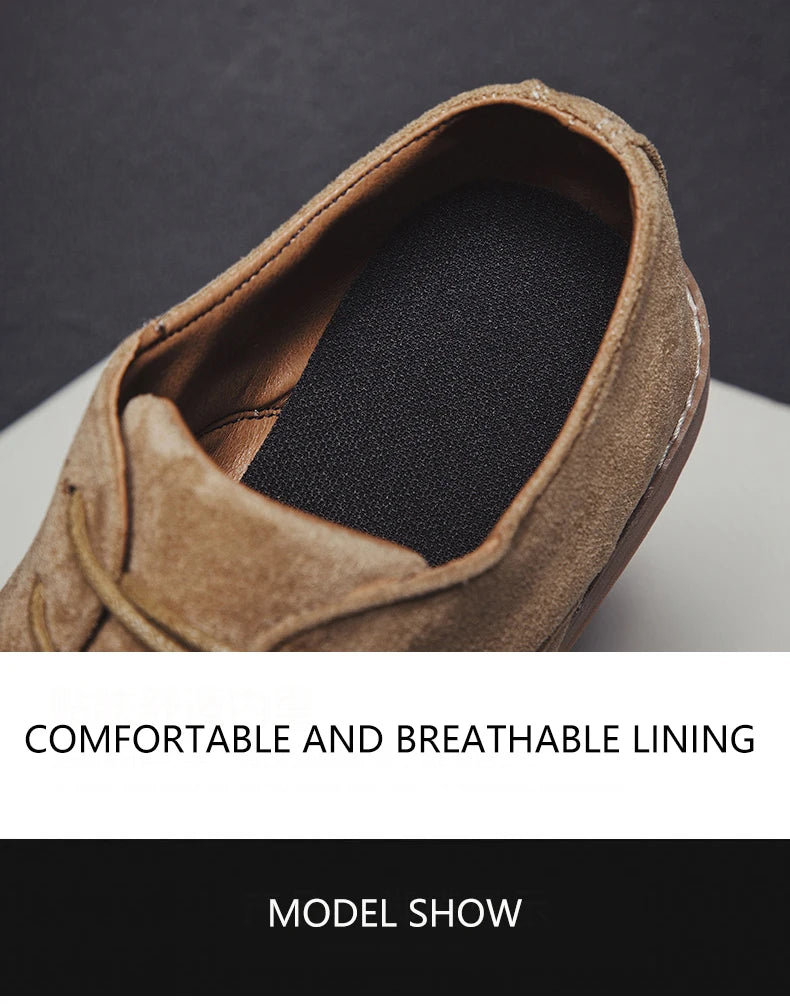 👑 King Derby Suede – Grande Taille Business