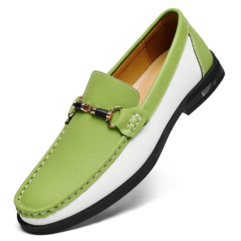 👑 King Loafer Boucle – Mocassin Cuir Premium