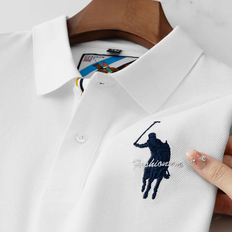 👑 KING POLO BRODÉ COTON — ESSENTIAL SUMMER RUNWAY EDITION