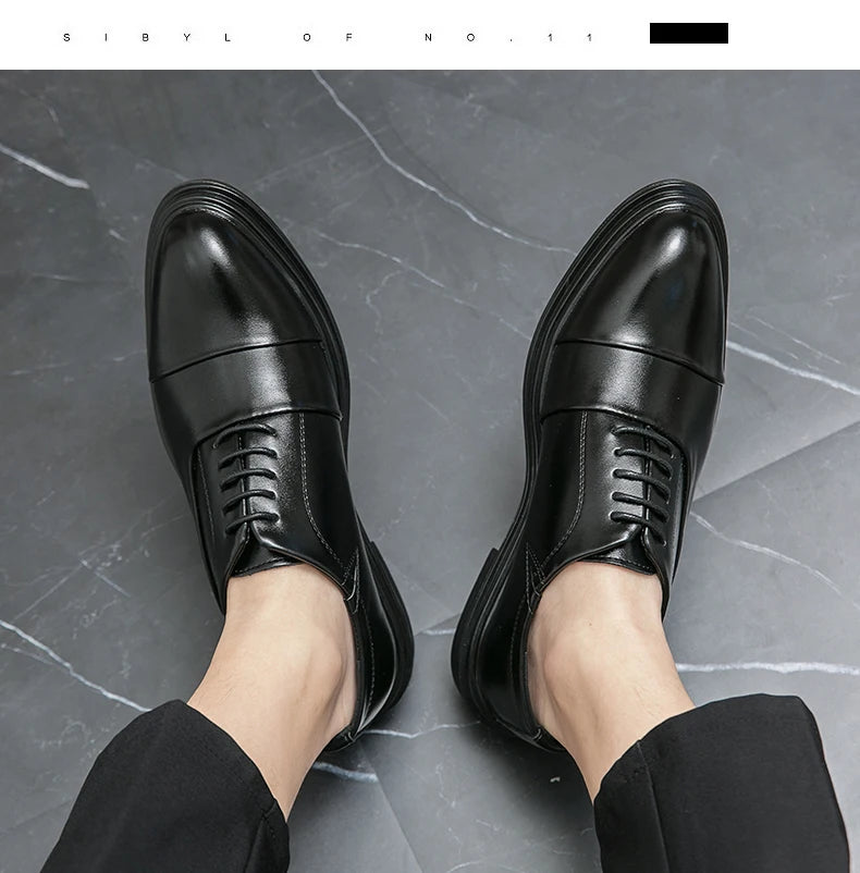 👑 King Cuir Quotidien – Derby Business Confort