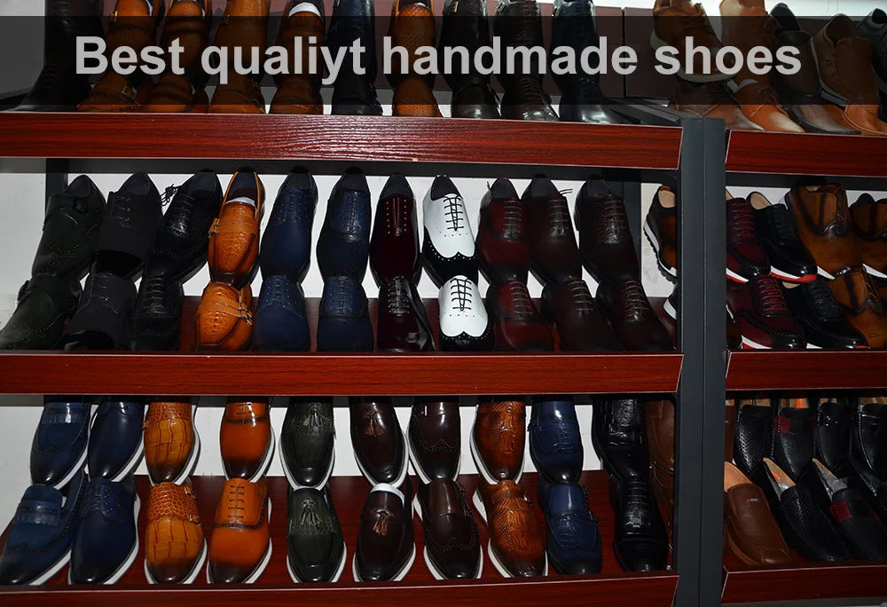 👑 Royal Oxford Artisan – Cuir Italien
