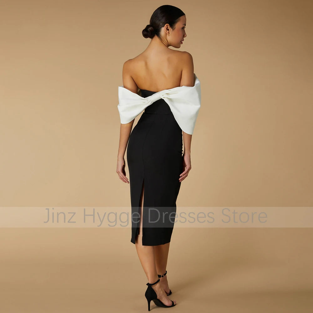 👑 QUEEN OFF SHOULDER — ROBE MIDI COLONNE SIGNATURE